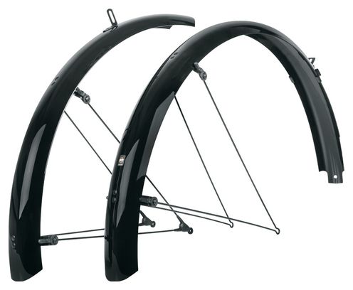 SKS Bluemels 28'' Basic 65 spatbordpaar Zwart