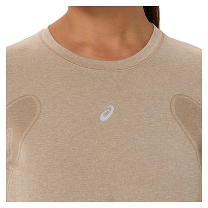 Asics Road Seamless Beige Women's Running T-Shirt