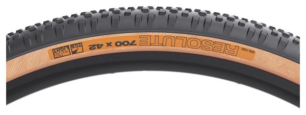 Pneumatico WTB Resolute 700c Tubeless Ready TCS Light/Fast Rolling Dual DNA SG2 120 TPI White Beige Gravel