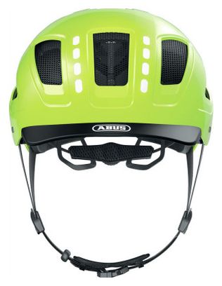 Abus Hyban 2.0 LED Signal Helm Geel