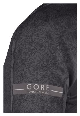 GORE RUNNING WEAR Maillot Manches Courtes AIR LADY PRINT Gris Femme