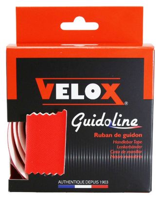Ruban de guidon Velox high grip maxi confort 3.5mm rouge