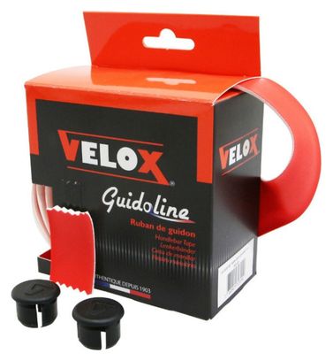 Ruban de guidon Velox high grip maxi confort 3.5mm rouge