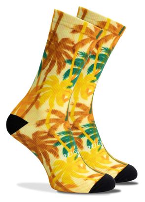 Chaussettes Velo Rogelli Hawaii - Homme - Jaune