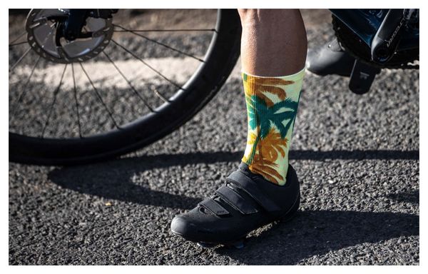 Chaussettes Velo Rogelli Hawaii - Homme - Jaune