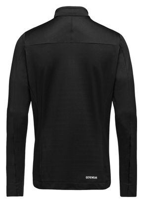Maillot Manches Longues Running Gore Wear Thermal 1/4 Zip Noir