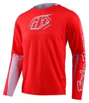 Troy Lee Designs Sprint Icon Race Red Long Sleeve Jersey
