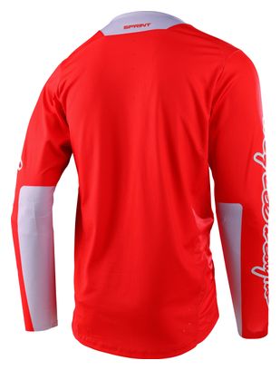 Troy Lee Designs Sprint Icon Race Red Long Sleeve Jersey