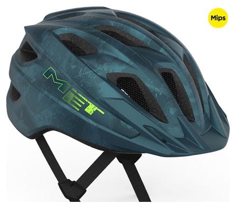 Casco de ciclismo para niños Met Crackerjack Azul (Oscuro)