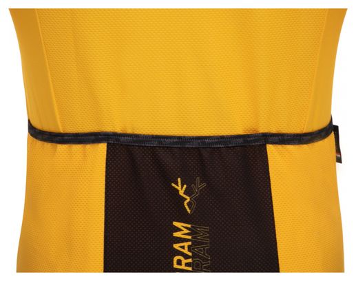 LeBram Loze Short Sleeve Jersey Yellow Aero Cut