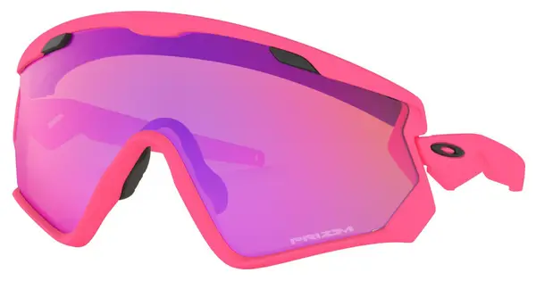 Oakley Sunglasses Wind Jacket 2.0 Matte Neon Pink / Prizm Trail / Ref. OO9418-1445