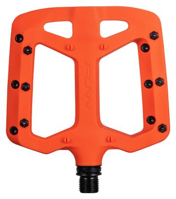 Paar Funn Taipan Orange Flat Pedalen