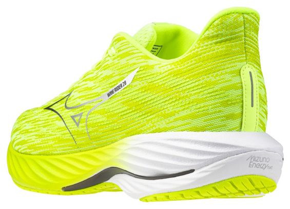 Chaussures Running Mizuno Wave Rider 28 Jaune Homme