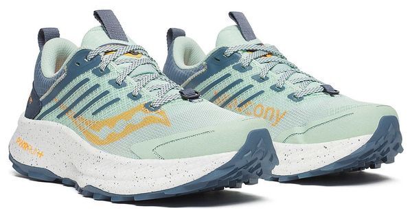 Chaussures Trail Saucony Ride TR2 Bleu/Orange Femme