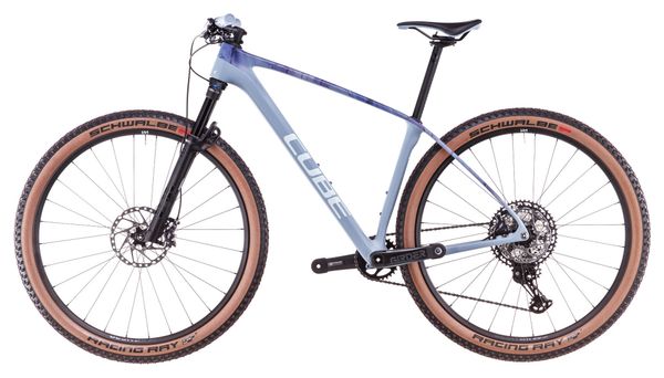 Cube Reaction C:62 Race Hardtail MTB Shimano Deore XT 12S 29'' Pigeon Blue Art 2025