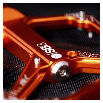 SB3 Spectrum Orange platte pedalen