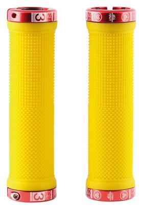 Pair of SB3 Kheops Grips Yellow/Red