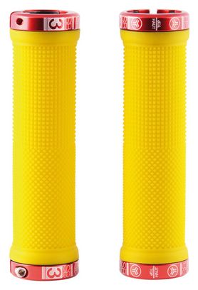 Paire de Grips SB3 Kheops Jaune/Rouge