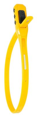 Candado de cable combinado Hiplock Z Lok, amarillo