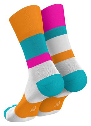 Chaussettes Incylence Running Bands Bleu/Orange