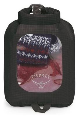 Osprey Ultralight Waterdichte Tas met Venster 3L Zwart