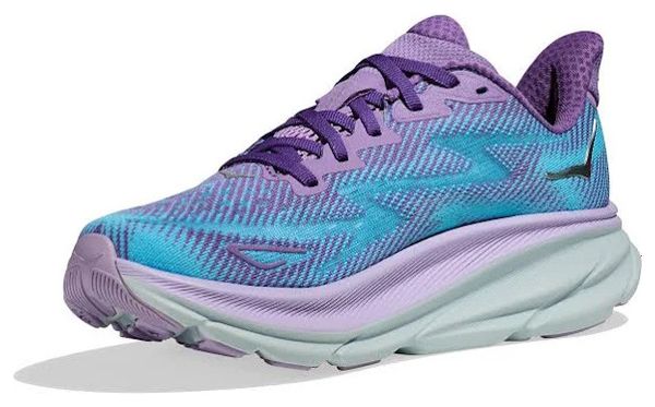 Hoka Clifton 9 Women's Running Shoes Blue Violet