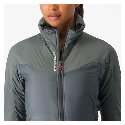 Women's Castelli Fly Thermal Grey Long Sleeve Jacket