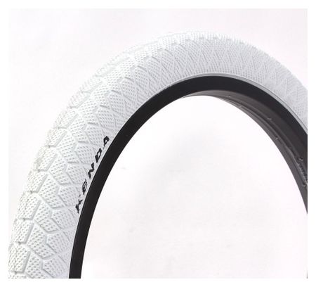 Set de pneus BMX KENDA 20 pouces x 1 95 pouces blanc KHE