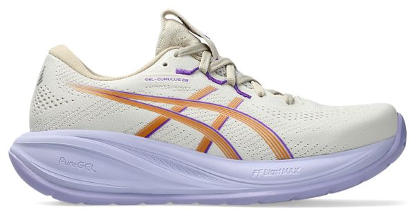 Asics Gel-Cumulus 28 Women's Running Shoes - White/Purple