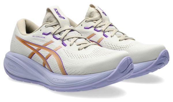 Asics Gel-Cumulus 28 Women's Running Shoes - White/Purple