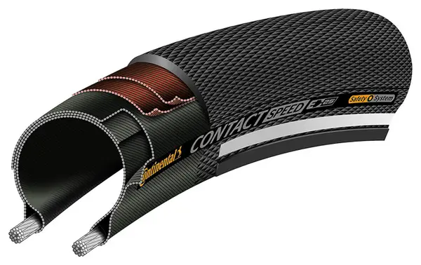 Continental Contact Speed 700 mm Tire Tubetype Wire SafetySystem Reflex Sidewalls E-Bike e25