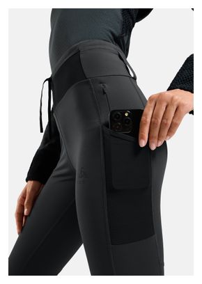 Odlo X-Alp Cargo Winter Running Tights, Black, Women's
