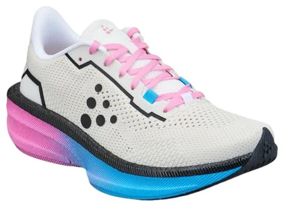 Chaussures Running Craft Endurance 3 Beige/Rose/Bleu Femme
