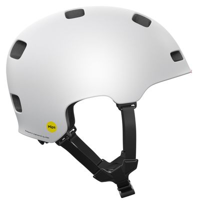 Poc Crane Mips Matte White Helmet