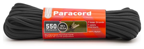PARACORDE 50 PIEDS / 550 PARACORD. 50 FT