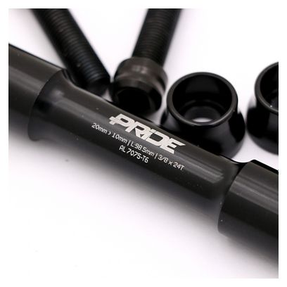 Kit Adaptateur Pride Racing pour Moyeu Axe 20 mm vers 10 mm