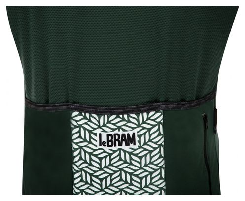 LeBram Korte Mouw Jersey Aspin Agave Green Slim Fit