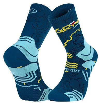 Trek Bv Sport Sportgr Haute Polyamide GR TMB Sokken Blauw/Geel