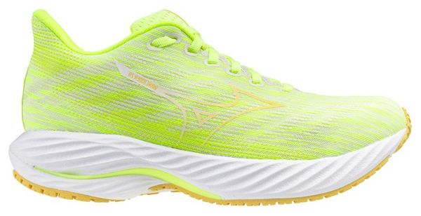 Chaussures Running Mizuno Wave Rider 28 Vert/Orange Femme