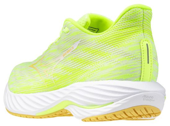 Mizuno Wave Rider 28 Green/Orange Hardloopschoenen voor dames