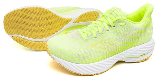 Zapatillas de Running para Mujer Mizuno Wave Rider 28 Verde/Naranja