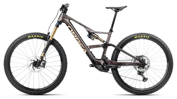 Orbea Rise LT M10 Electric Full Suspension MTB Shimano Deore XT/SLX 12S 630 Wh 29'' Cosmic Grey Carbon Visualizza 2025