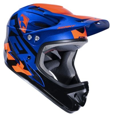 Casque Intégral Kenny Downhill Bleu/Orange - Produit Reconditionné