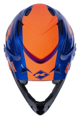 Casque Intégral Kenny Downhill Bleu/Orange - Produit Reconditionné