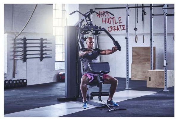 Machine Multistation - Adidas - musculation durable acier - Performance Home Gym noir