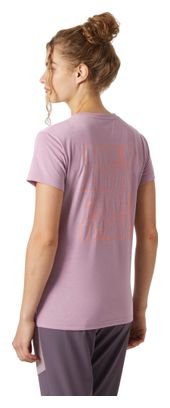 T-shirt Helly Hansen Skog Recycled Graphic Violet Donna