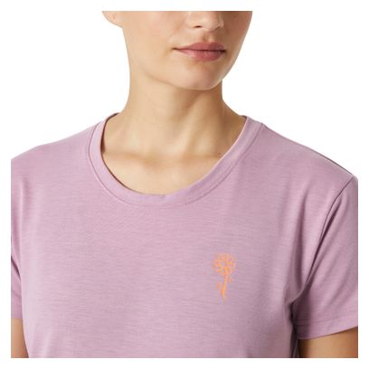 T-shirt Helly Hansen Skog Recycled Graphic Violet Donna