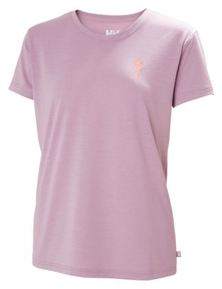 T-shirt Helly Hansen Skog Recycled Graphic Violet Donna