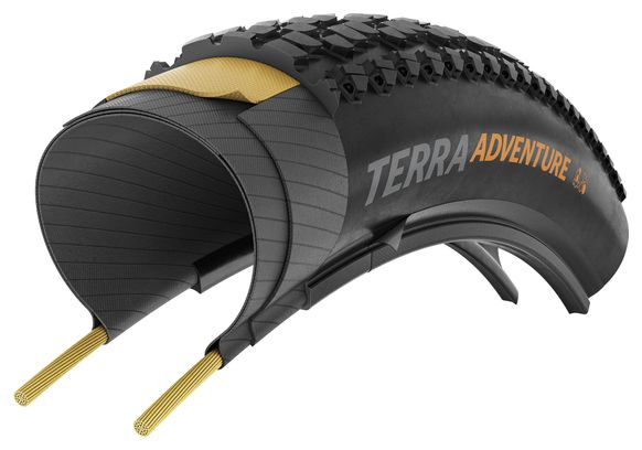 Pneu CONTINENTAL TERRA TRAIL PROTECTION 700x40c Tubeless Ready Noir
