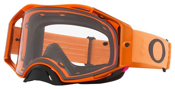 Gafas Moto Oakley Airbrake MX Naranja Transparente